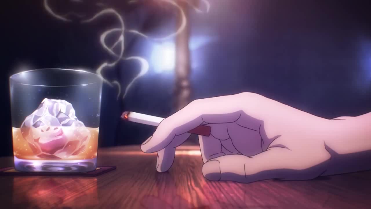 Сигареты и алкоголь аниме