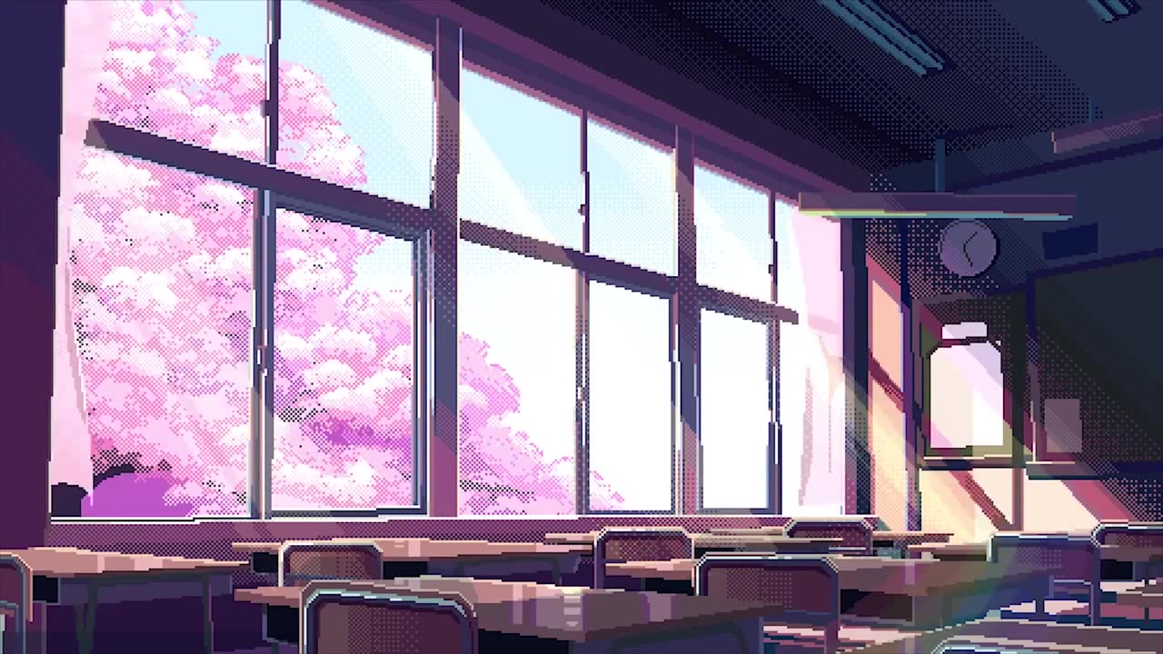 Вид из окна японской школы