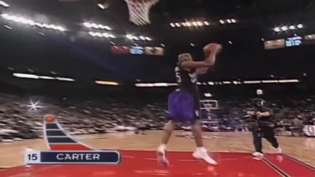 Vince Carter Slam Dunk Contest All Dunks Coub The Biggest