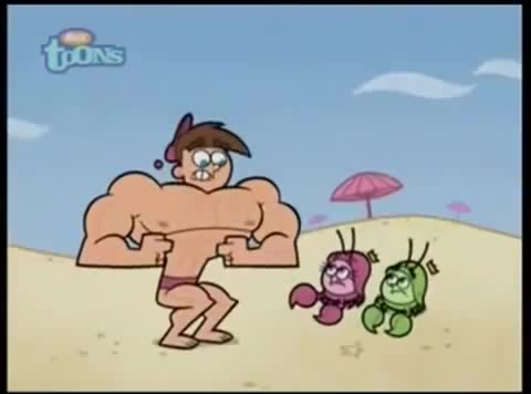 Fairly Oddparents On The Beach Beach Bummed Coub The Biggest