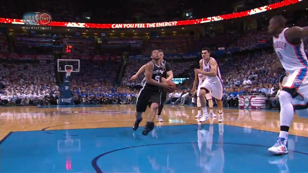 Cory Joseph Drives And Drops The Poster Dunk On Serge Ibaka Coub