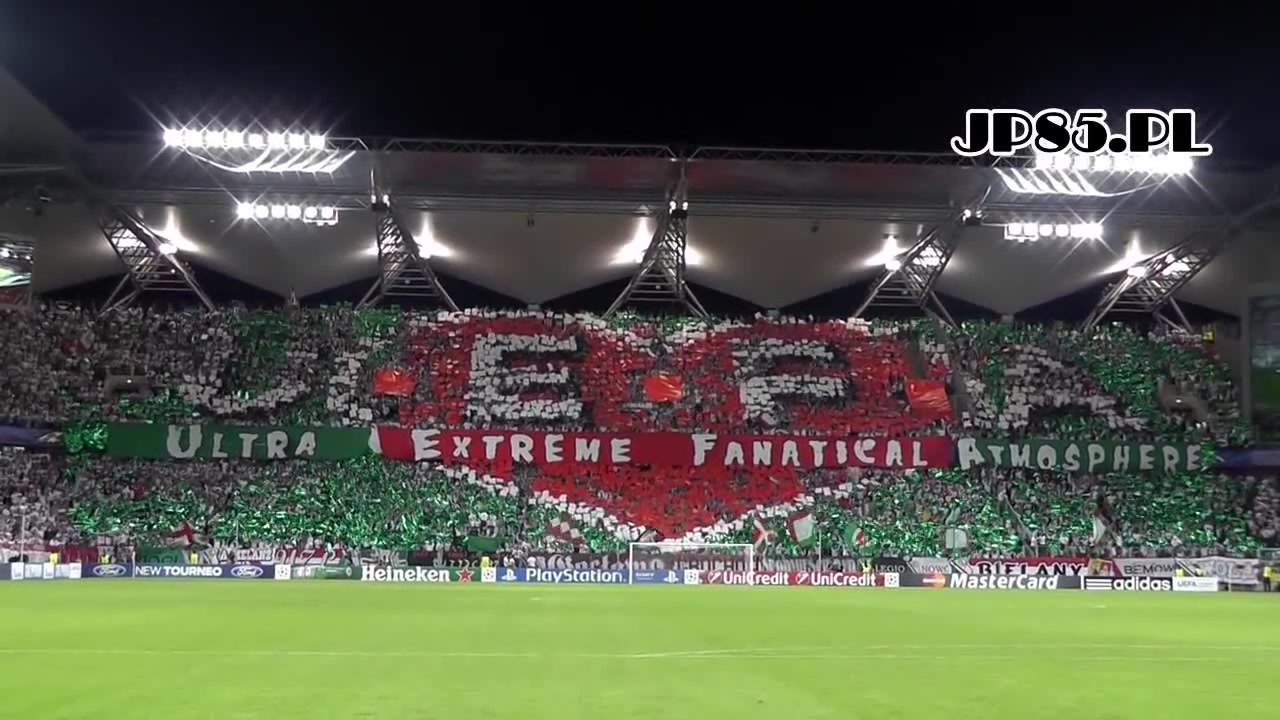 JP85 PL Legia Warszawa 2 2 Steaua Bukareszt Ultra Extreme Fanatical