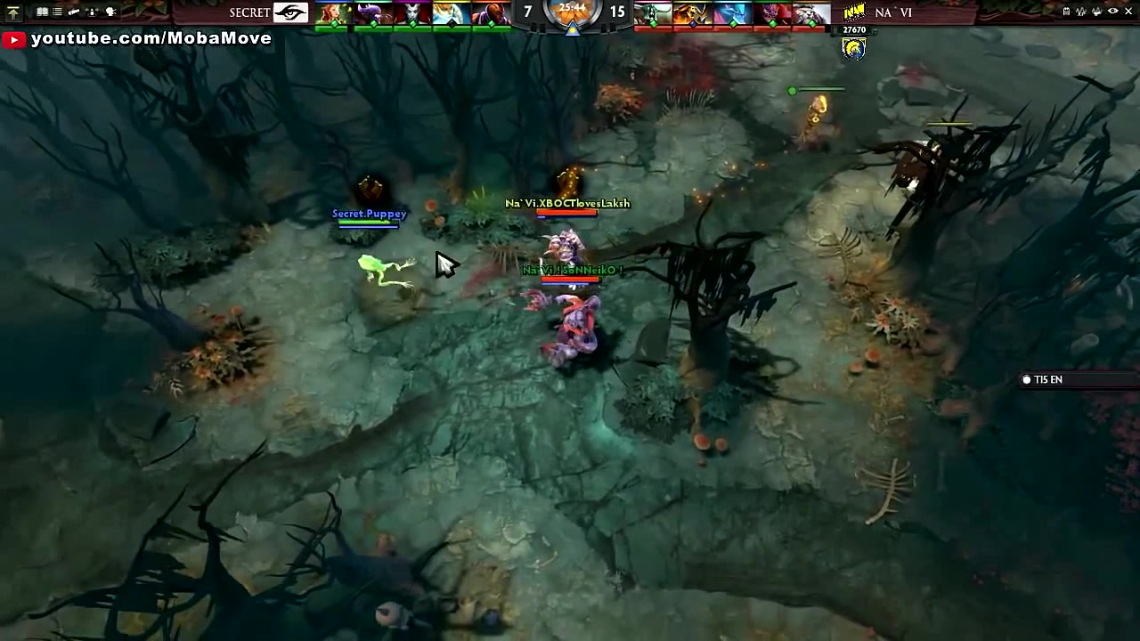 Dota Ti Moments Epic Fail Kill Navi Vs Secret Coub The