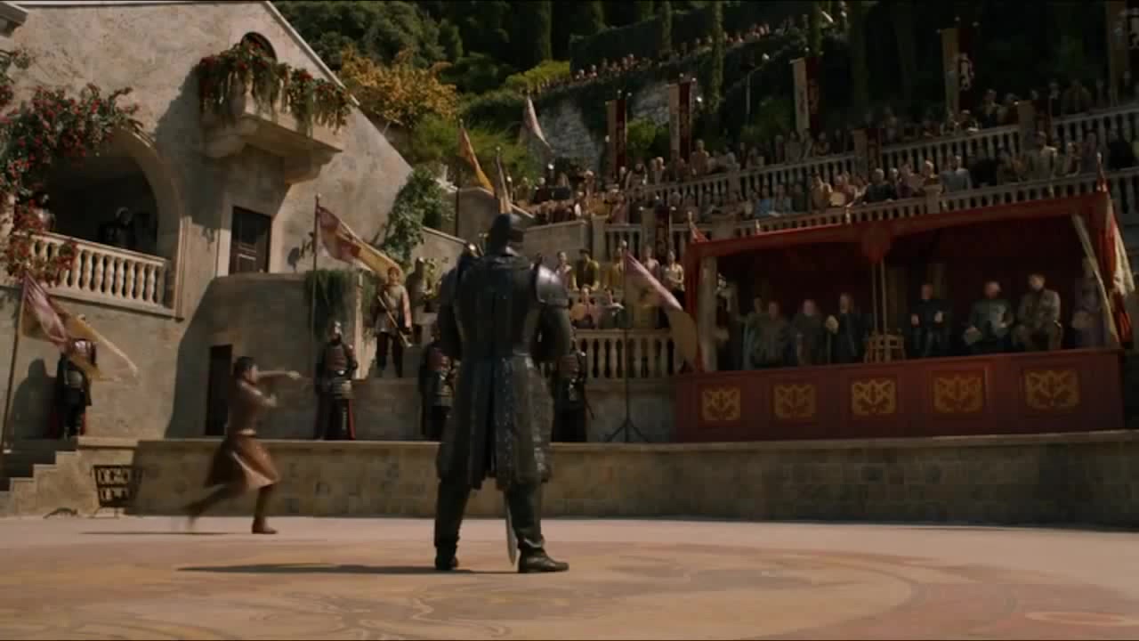 Game of Thrones (S04E08) Oberyn Martell vs Gregor Clegane. Coub