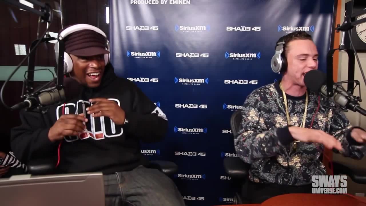 Logic Kills the 5 Fingers of Death Freestyle on Sway in the Morning