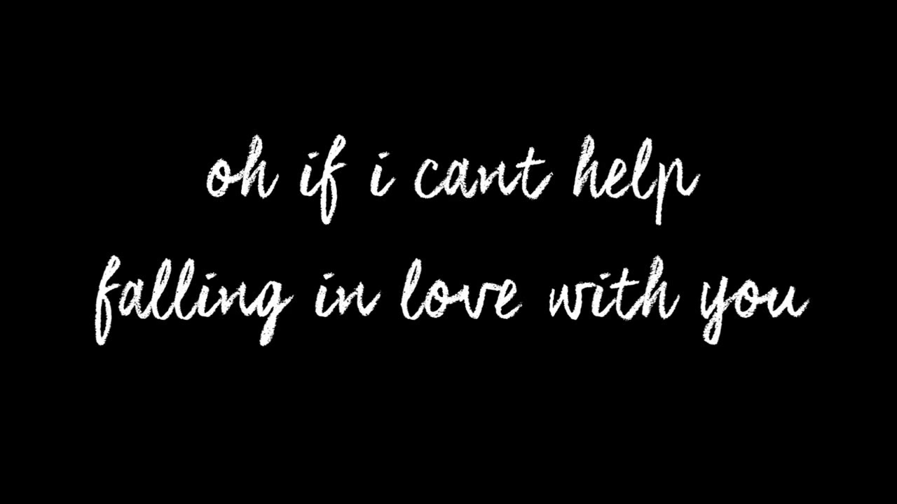 Can't Help Falling In Love With You Haley Reinhart (lyrics) Coub