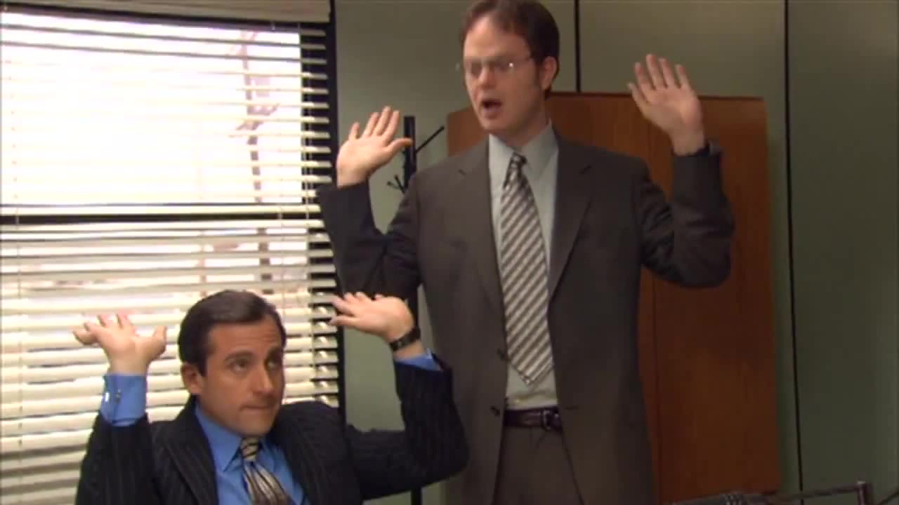 Dwight Schrute and Michael Scott reacted on - Coub - The Biggest Video ...