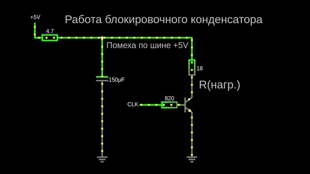 Блокировочный конденсатор это
