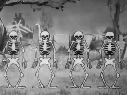 silly symphony - the skeleton dance 1929 disney short - Coub - The ...