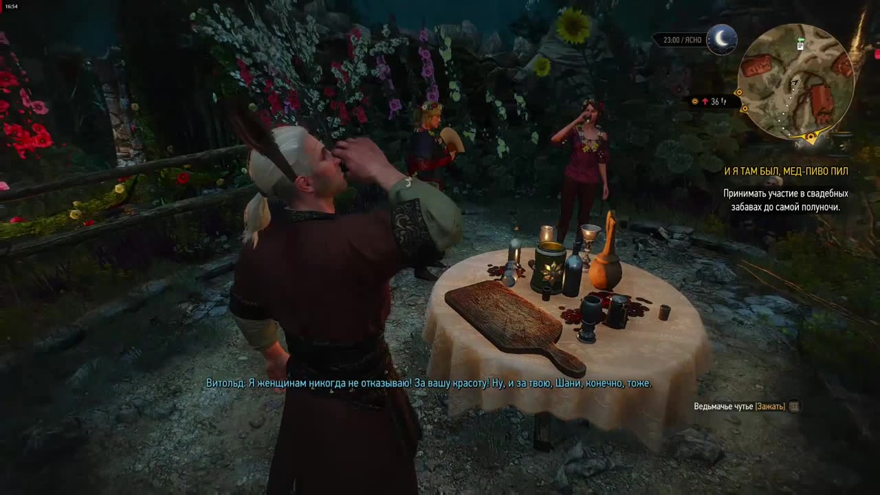 witcher 3 a favor for a friend dinner