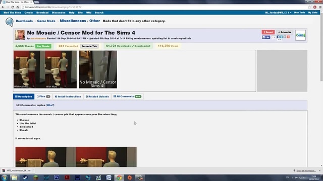 sims 4 mod free download remove censor