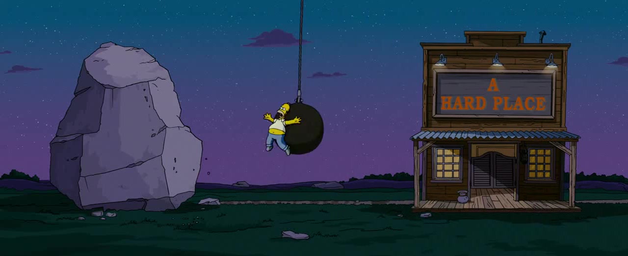 Homer simpson stuck between a rock and a hard place cost of ethereum in india