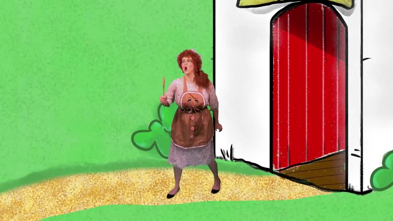 THE GINGERBREAD MAN STORY ♫ Nursery Rhyme Song for Kids Pancake Manor Coub The Biggest