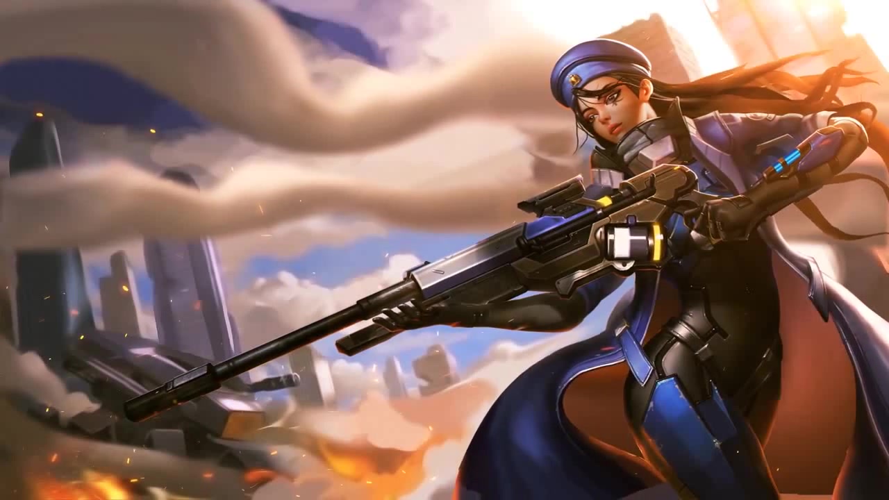 Ana | Animated Wallpaper TimeLapse - Overwatch - Coub - The Biggest Video  Meme Platform