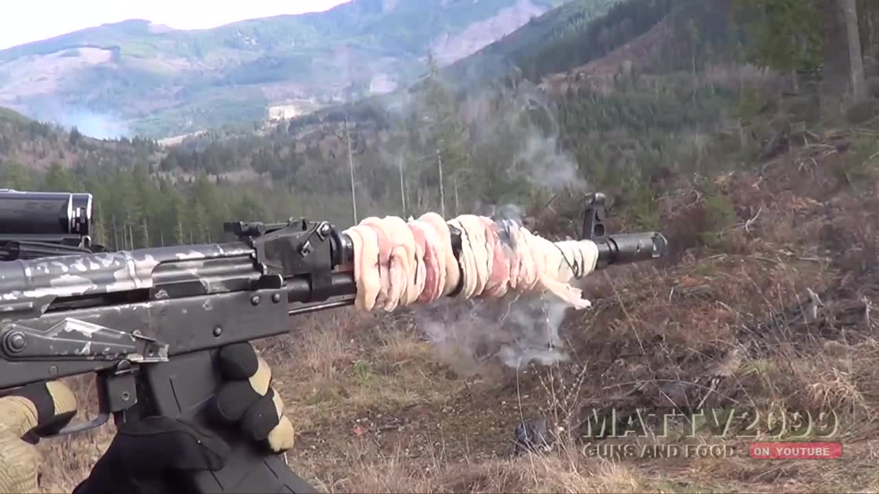 Can You Cook BACON On The Barrel Of An AK47? Coub The Biggest Video