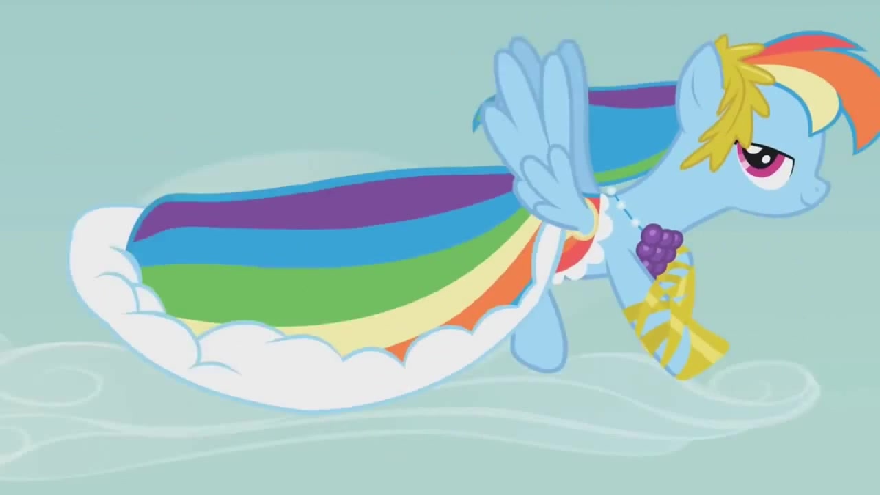 Rainbow Dash always dresses in style Coub The Biggest Video Meme