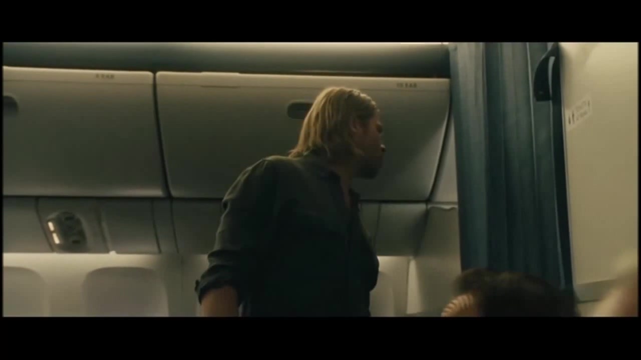 The plane safely took off