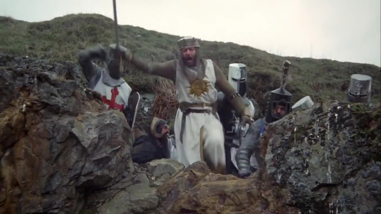 Monty Python and the Holy Grail - Bunny Attack Scene (HD) - Coub - The ...