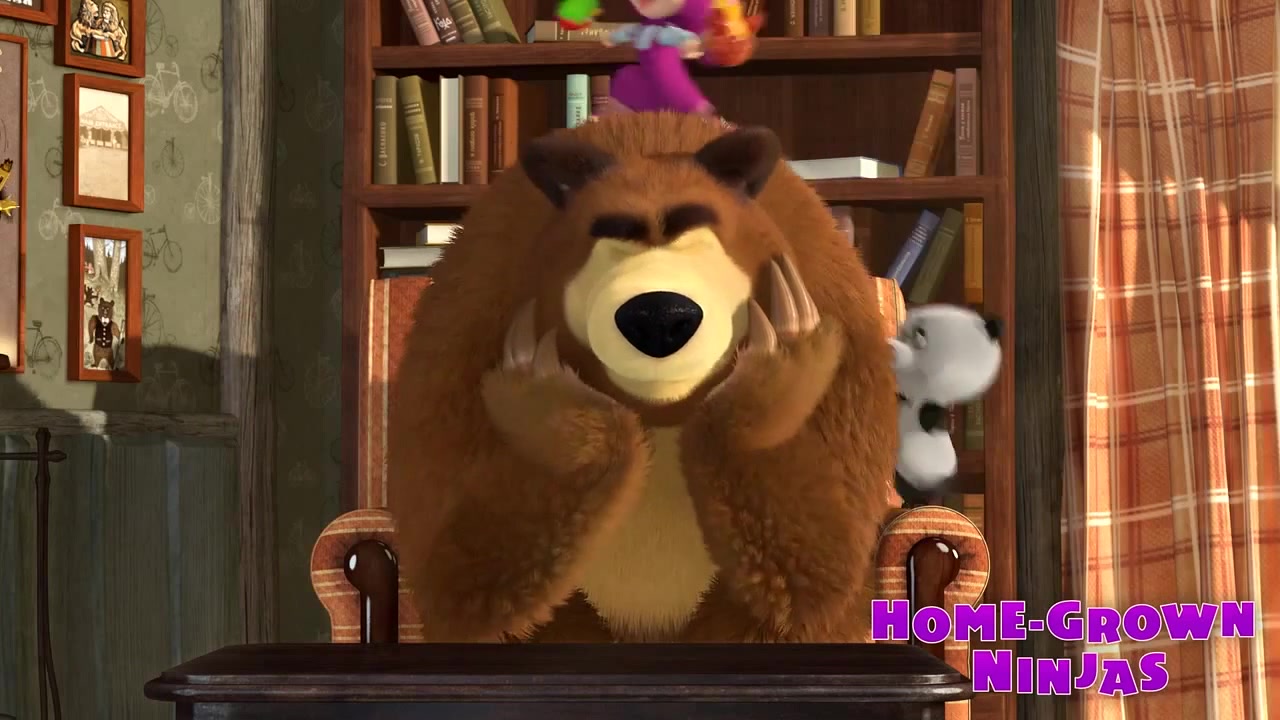 Masha and The Bear HomeGrown Ninjas (Trailer 2) Coub The Biggest Video Meme Platform