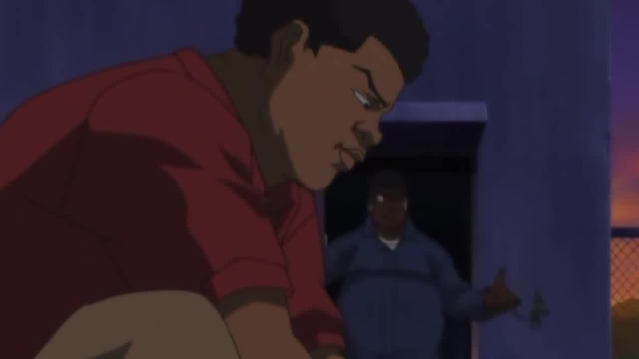 Riley Vs Lamilton - The Boondocks Season 3 Episode 6: Smokin' With ...