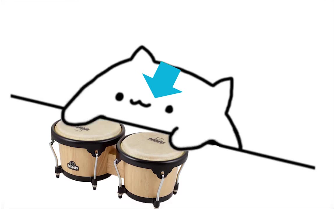 Картинка bongo cat