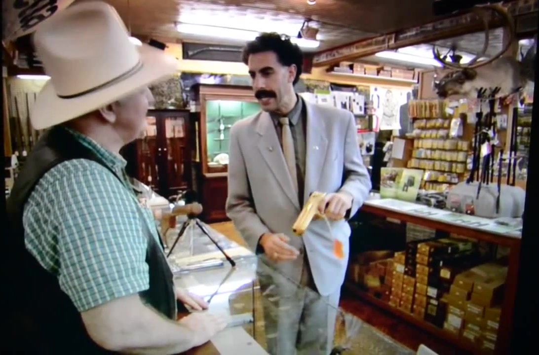 Borat make my day jew gun store clip coub the biggest video