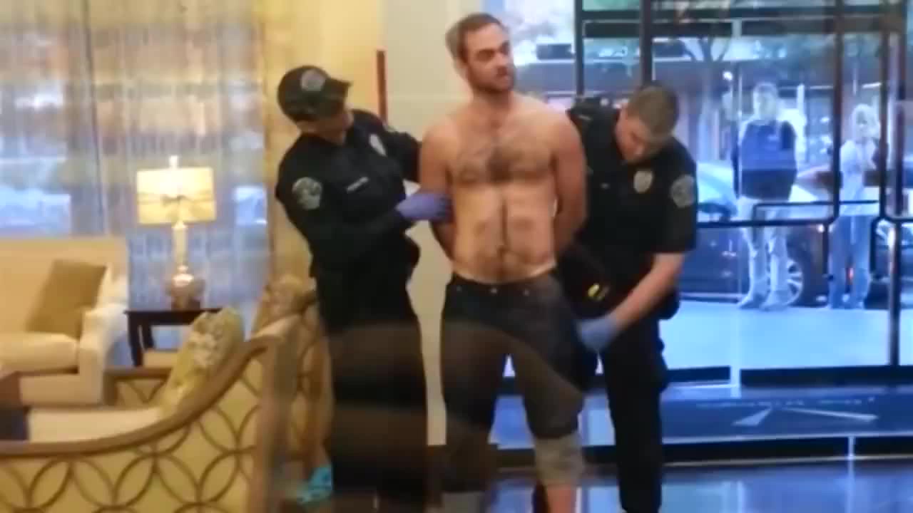 Cop mistakes guys dick for a weapon