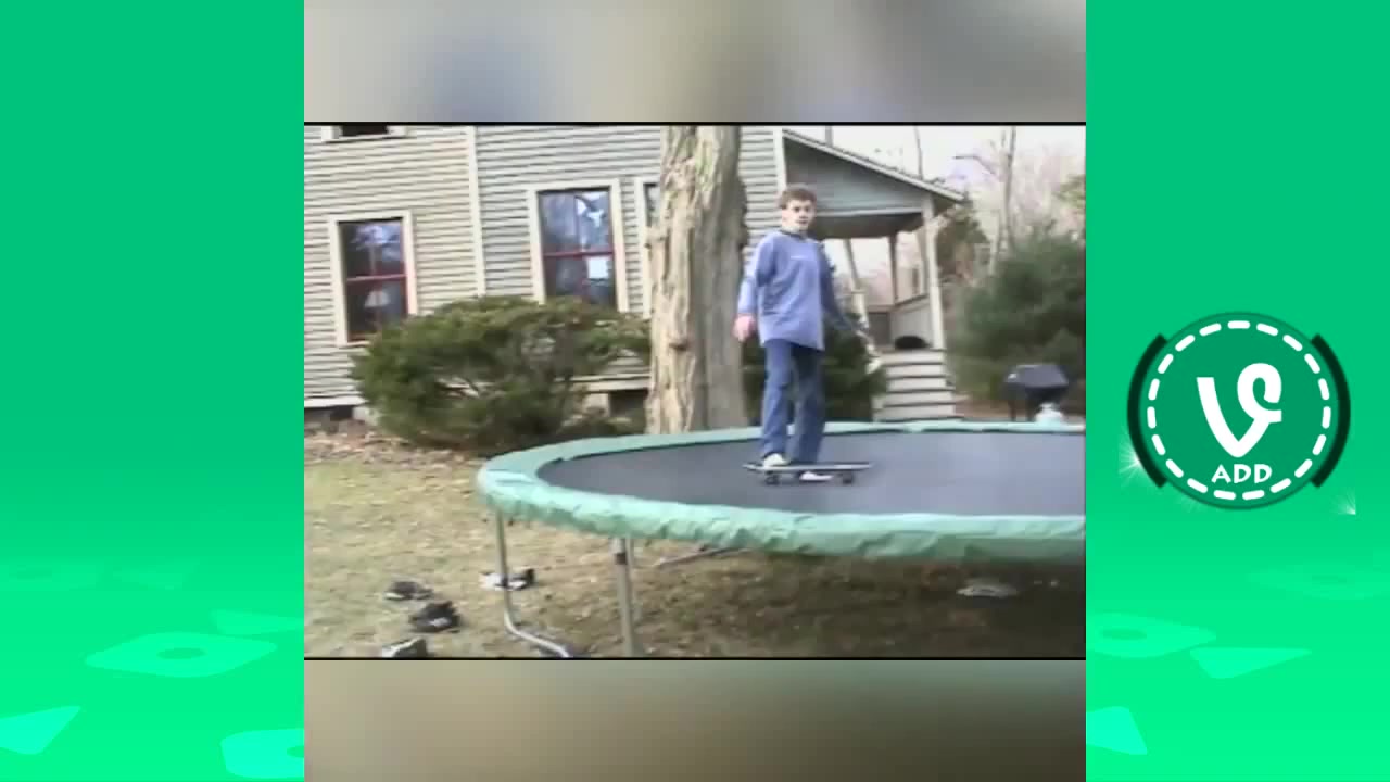 TRY NOT TO LAUGH OR GRIN Funny Trampoline Fails Compilation 2016 ! - Coub -  The Biggest Video Meme Platform