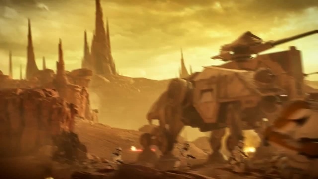 Легион уходит в бой полная. Геонозис летающие. Star Wars landing on Geonosis.