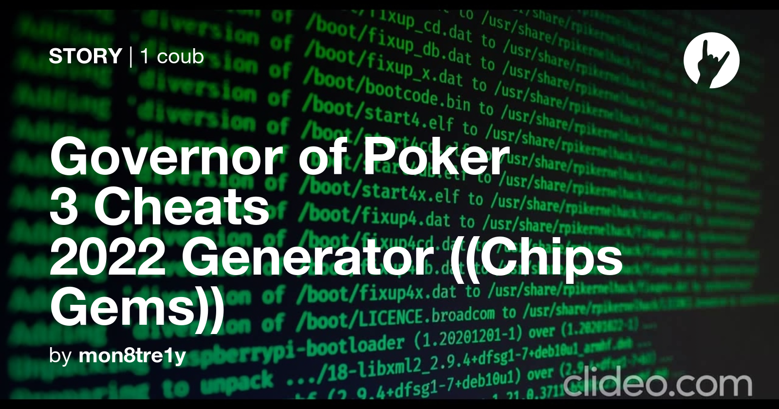 governor of poker 3 chips generator