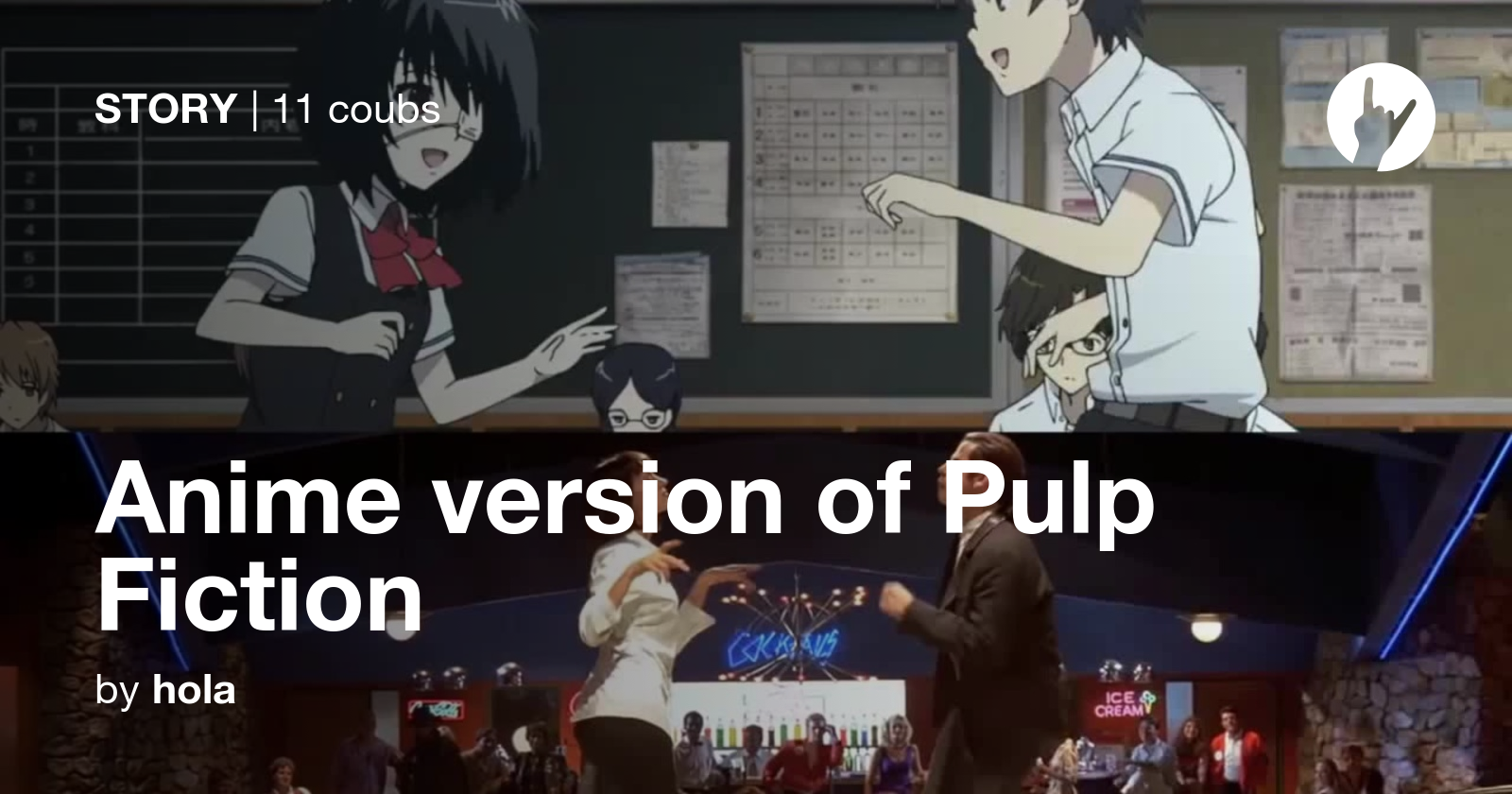 Anime version of Pulp Fiction - Coub