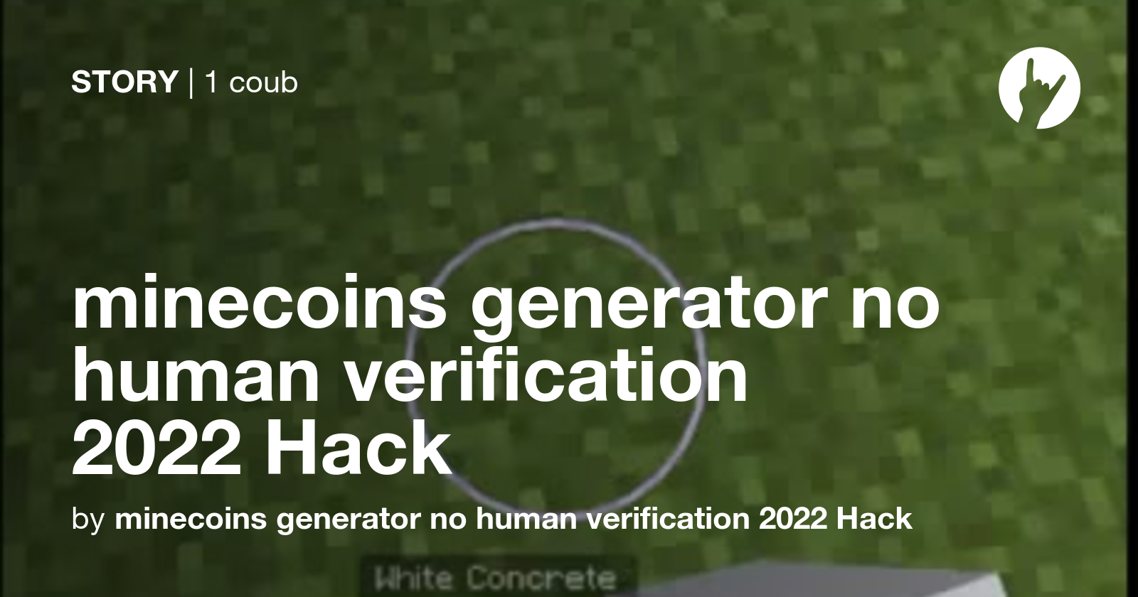 minecoins generator no human verification 2022 Hack - Coub