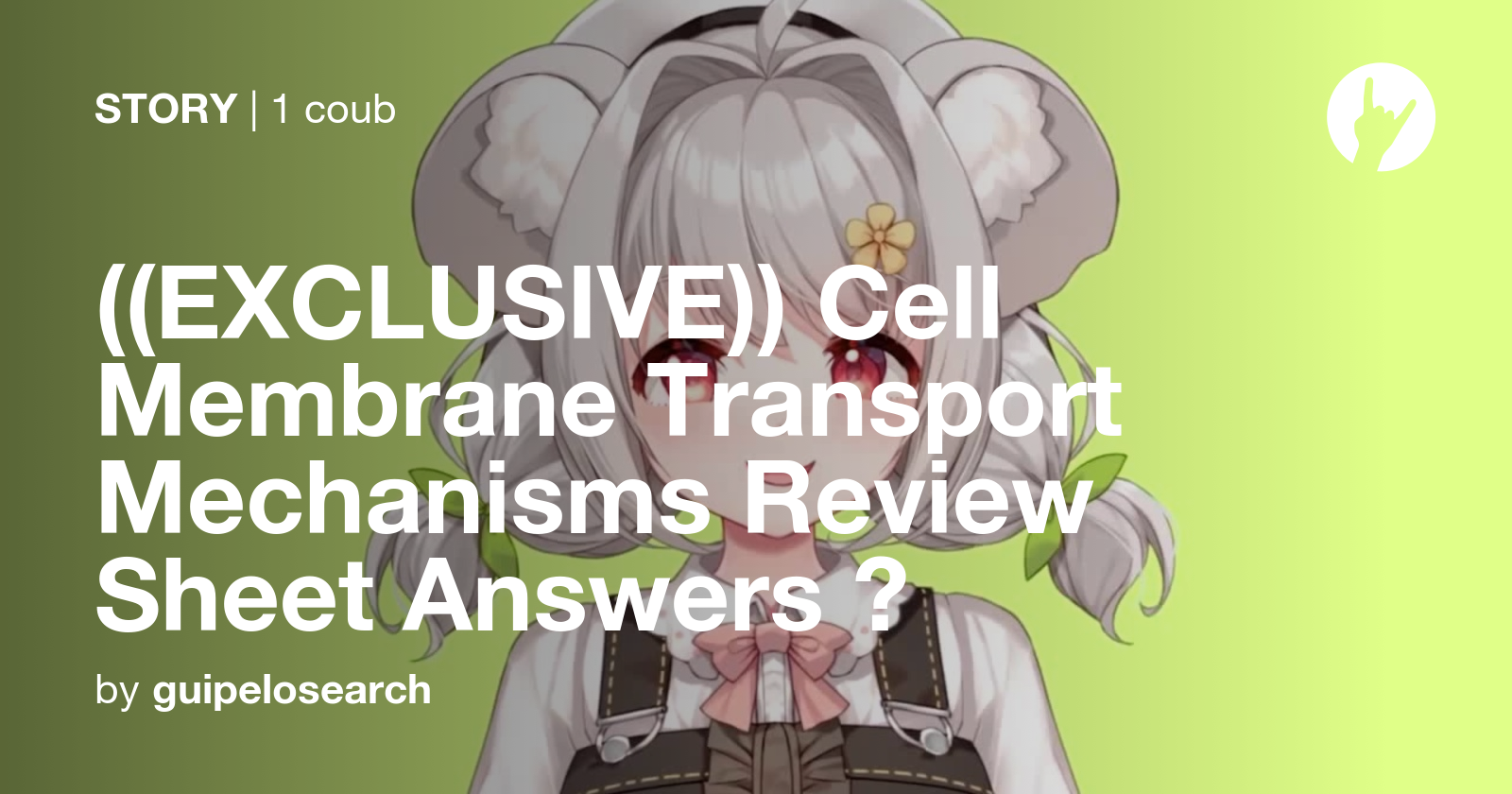 ((EXCLUSIVE)) Cell Membrane Transport Mechanisms Review Sheet Answers